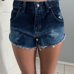 Wrangler jean shorts